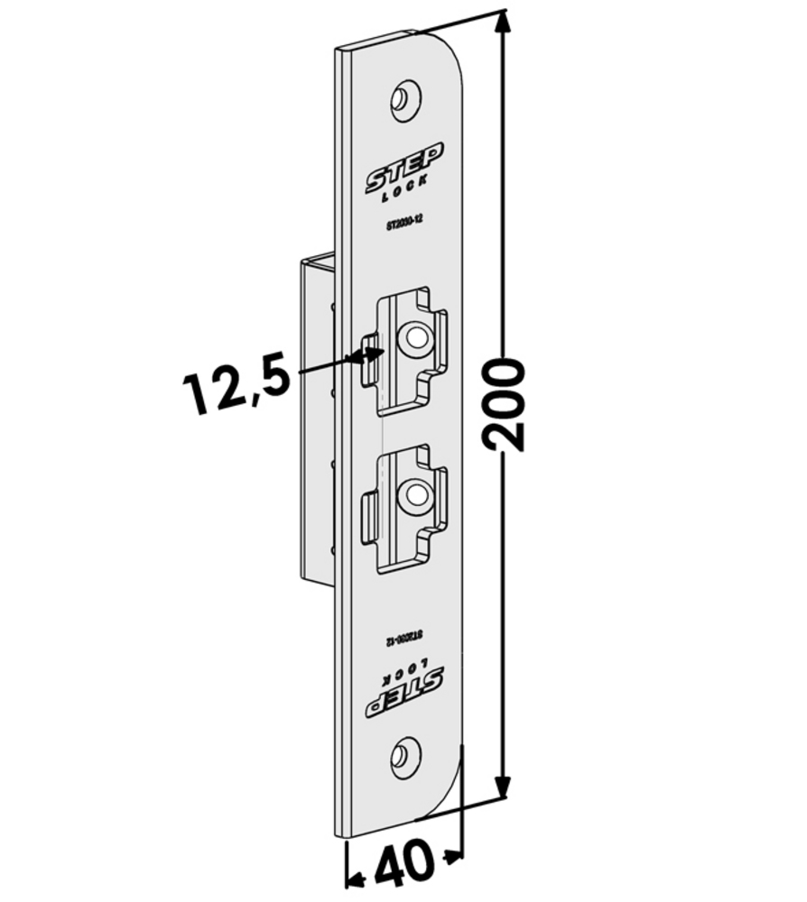 Mekaniskt slutbleck ST2030-12 för  STEP 120