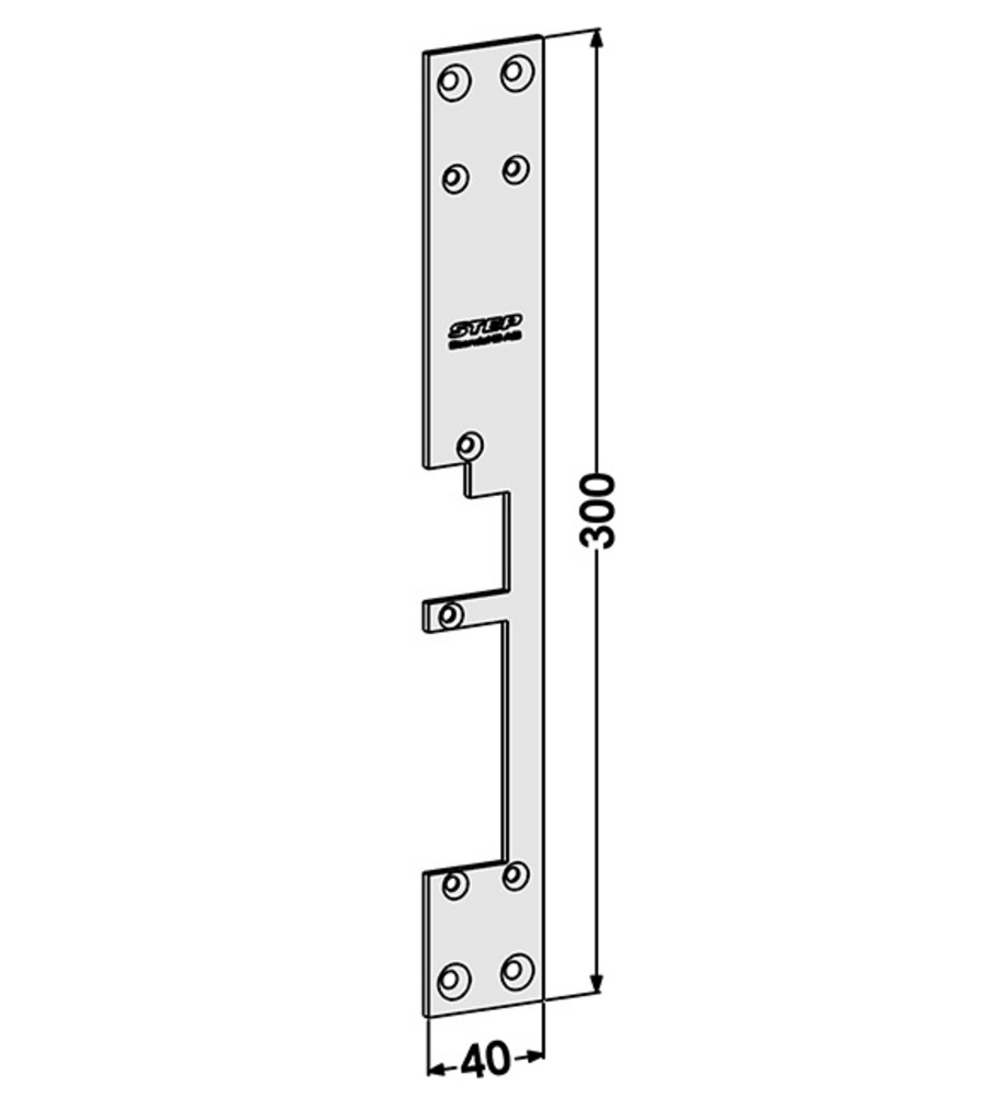 Monteringsstolpe ST283B till STEP  28E