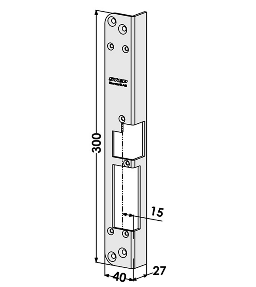 Monteringsstolpe ST284A till STEP  28E