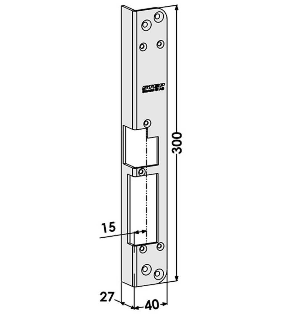 Monteringsstolpe ST284B till STEP  28E