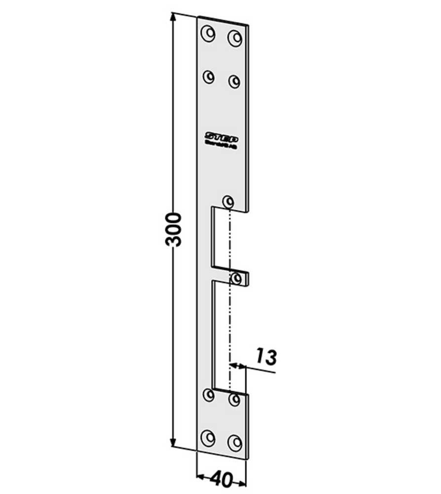 Monteringsstolpe ST285A till STEP  28E