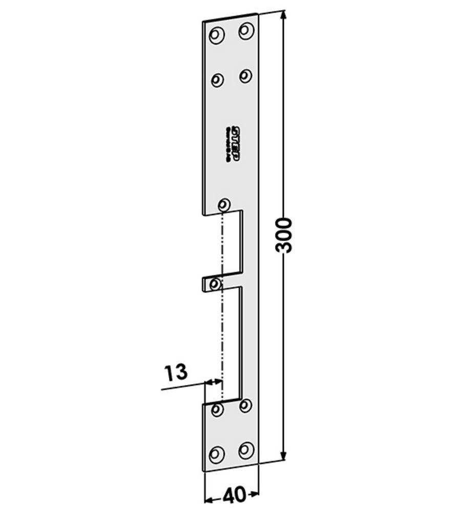 Monteringsstolpe ST285B till STEP  28E