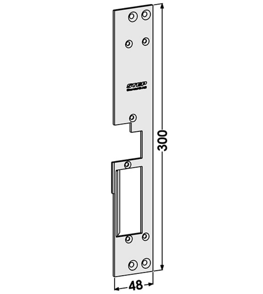 Stolpe ST288B anpassad för Wicstyle65 & Schüco ADS 80 FR (Step 28E)