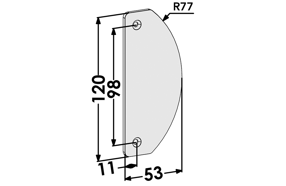 Täckplåt ST3058