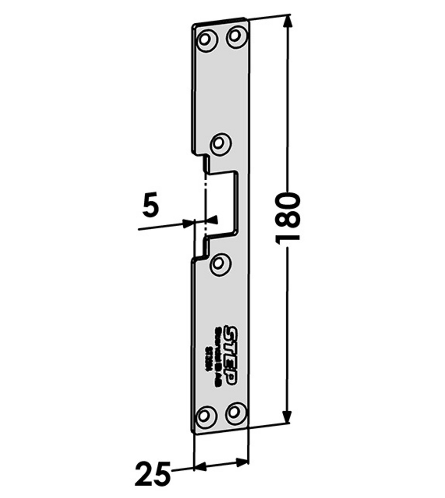 Monteringsstolpe ST3504 till STEP  30 plan (505)