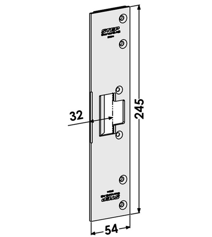 Stolpe ST3514 anpassad för Schüco ADS70 HD & Stålprofil 59000, 79000