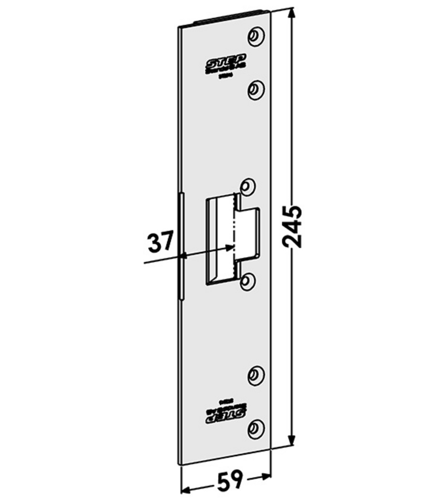 Monteringsstolpe ST3515 anpassad   för Schüco ADS75 HD.(Step 30)