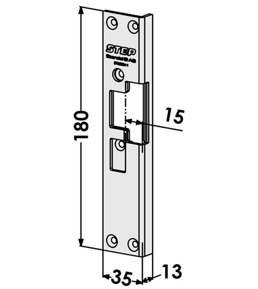 Monteringsstolpe ST3539V för utbytefrån Connect/EVO