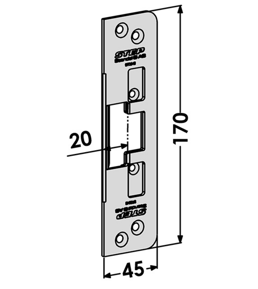 Monteringsstolpe ST3540 till STEP  30