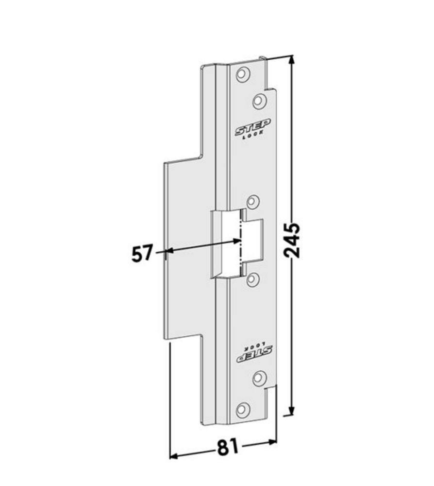 Monteringsstolpe ST3585            till STEP 30 för Aluprof MB-104