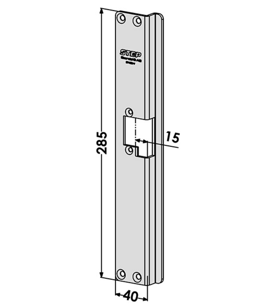 Brytskyddsstolpe ST4065 vänster    modul