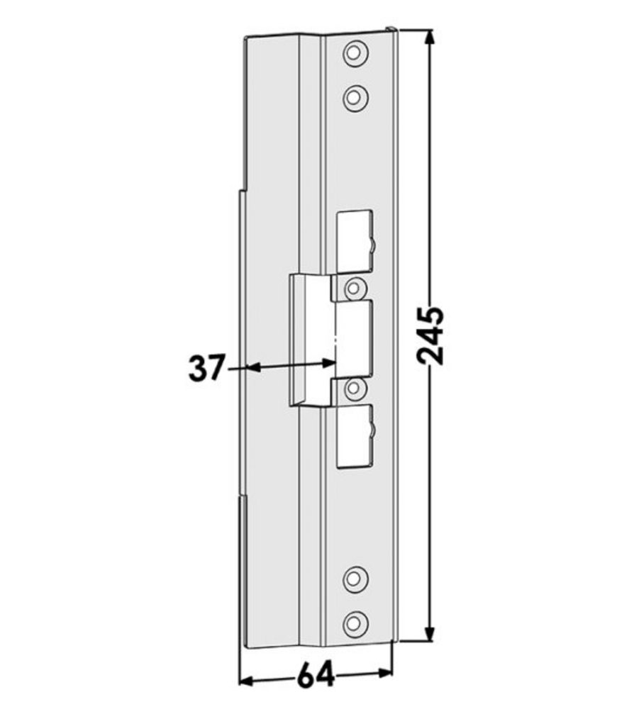 Monteringsstolpe ST4118 plan till  STEP 40 för Aluprof MB86