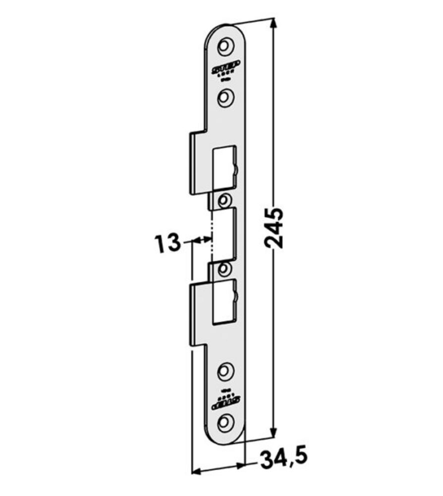 Monteringsstolpe ST4221 plan till  STEP 40/90/48/98