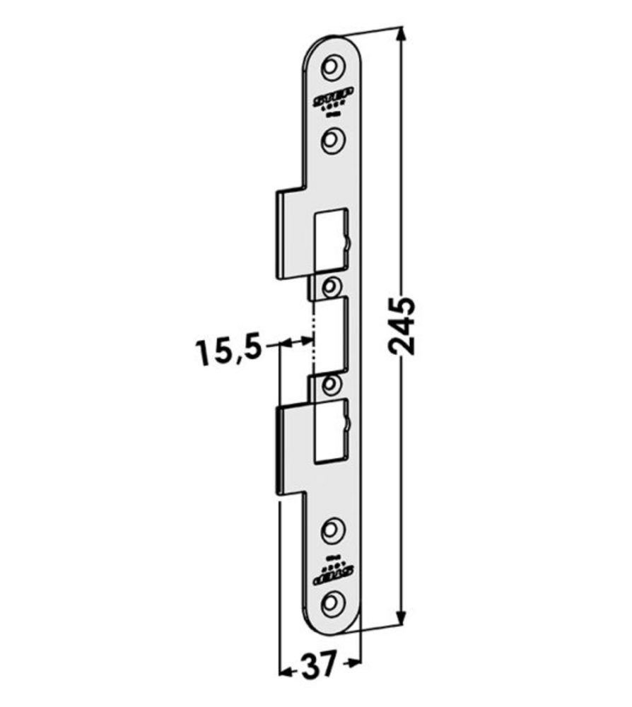 Monteringsstolpe ST4223 plan till  STEP 40/90/48/98