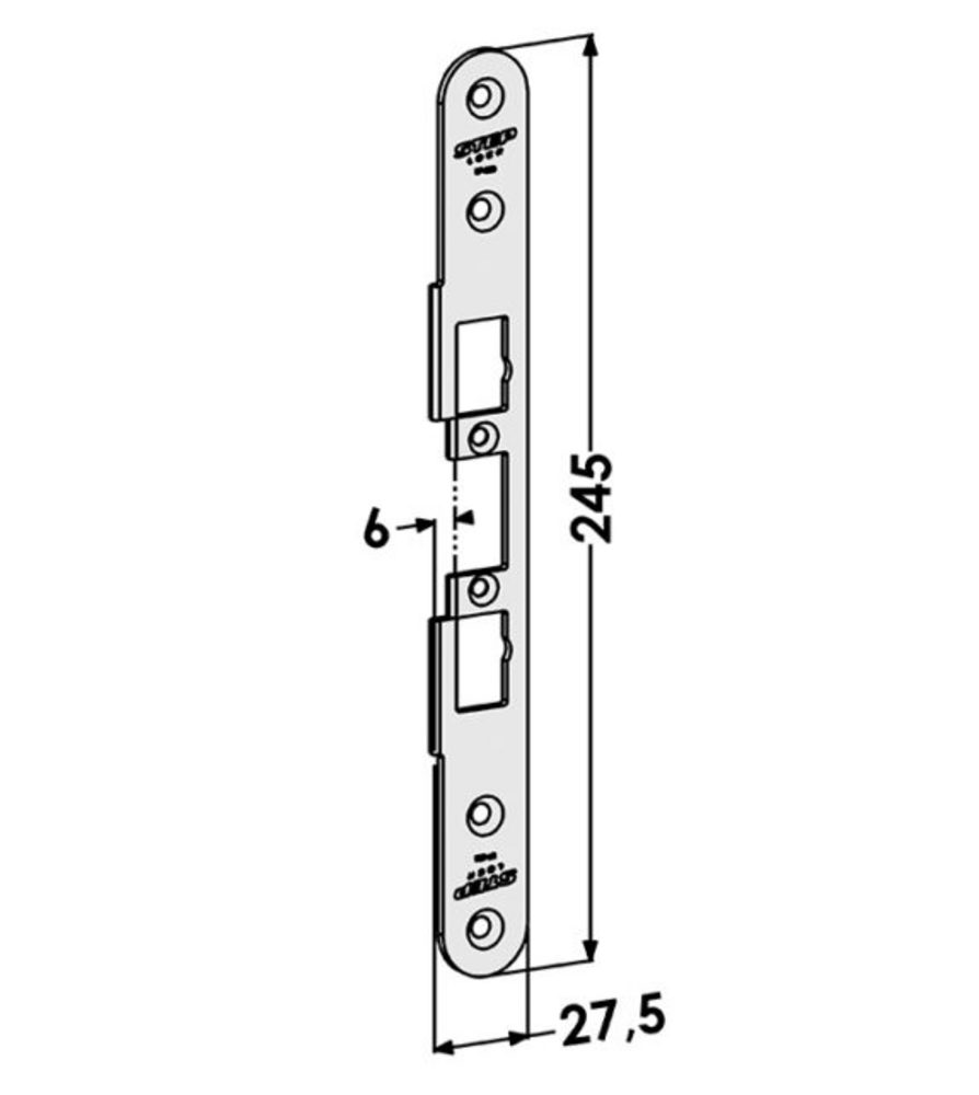 Monteringsstolpe ST4224 plan till  STEP 40/90/48/98