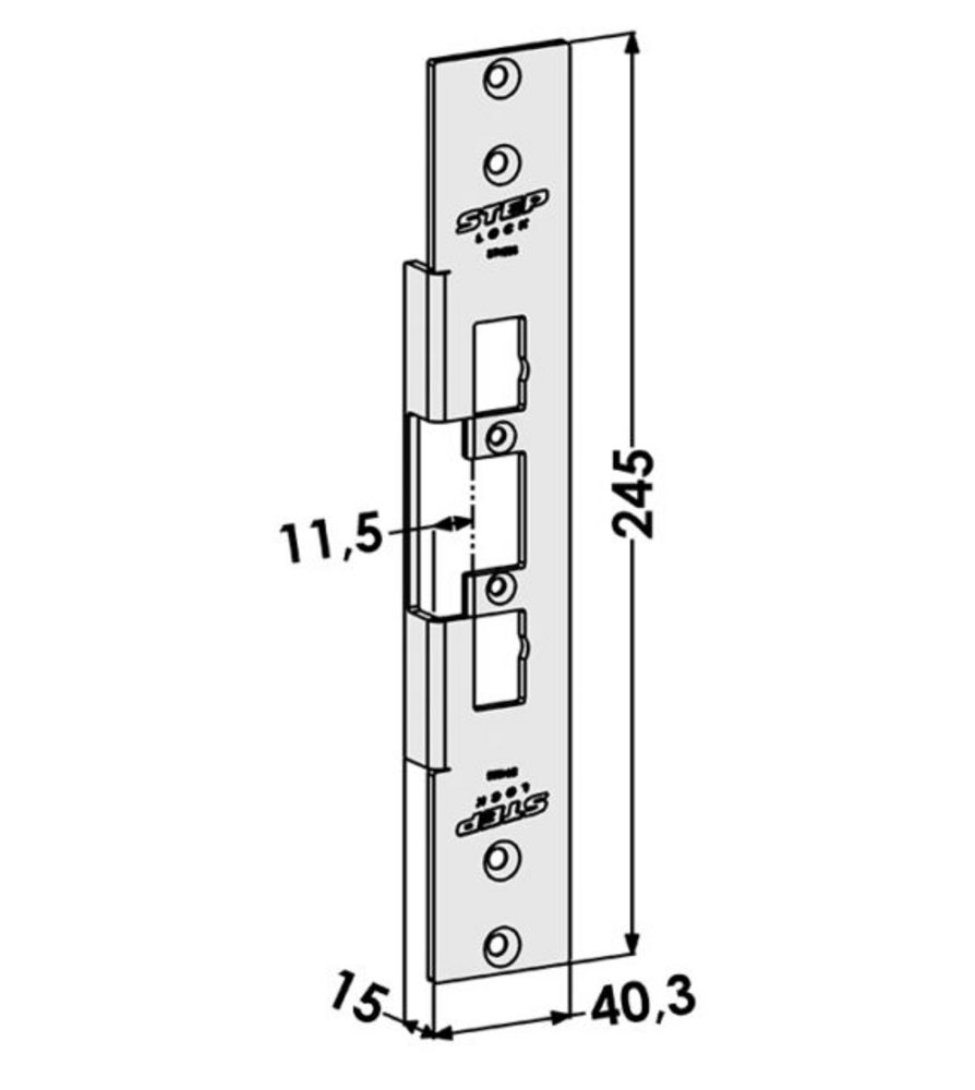 Monteringsstolpe ST4226 plan till  STEP 40/90/48/98