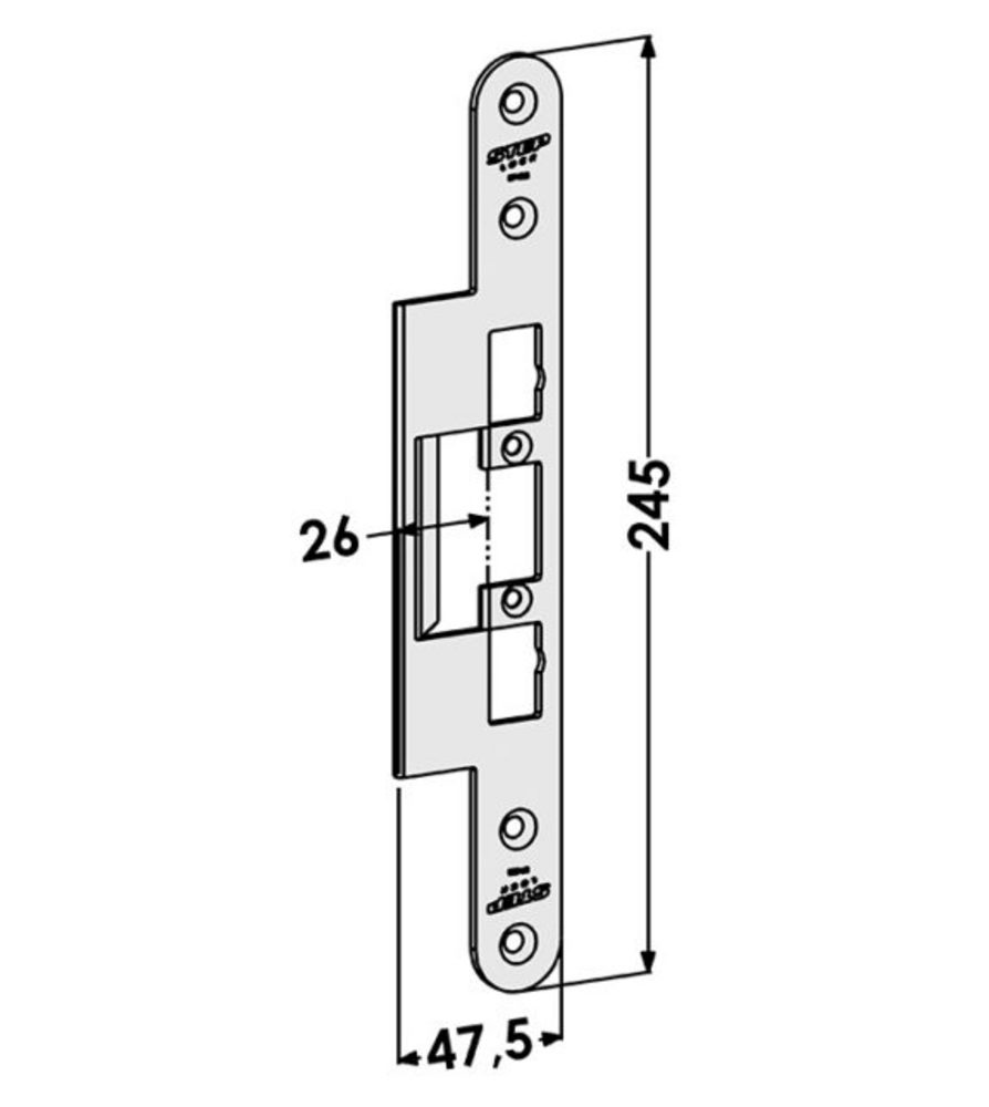 Monteringsstolpe ST4228 plan till  STEP 40/90/48/98