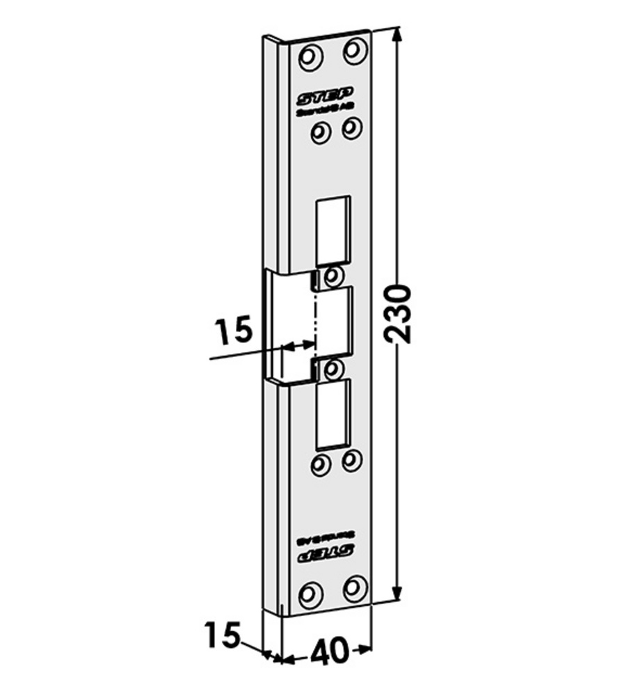 Monteringsstolpe ST6501 till STEP  60 (830)