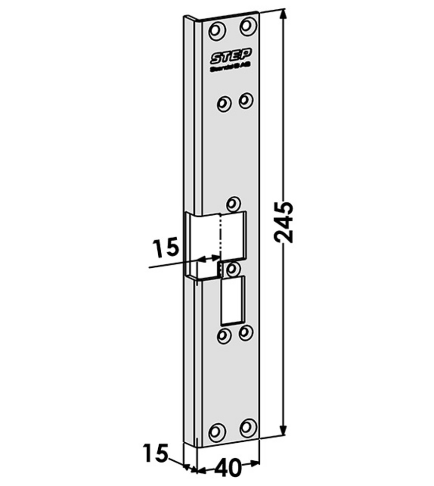 Monteringsstolpe ST6504H till STEP 60