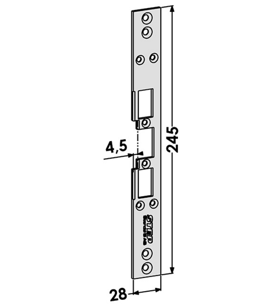 Monteringsstolpe ST6511 till STEP  60