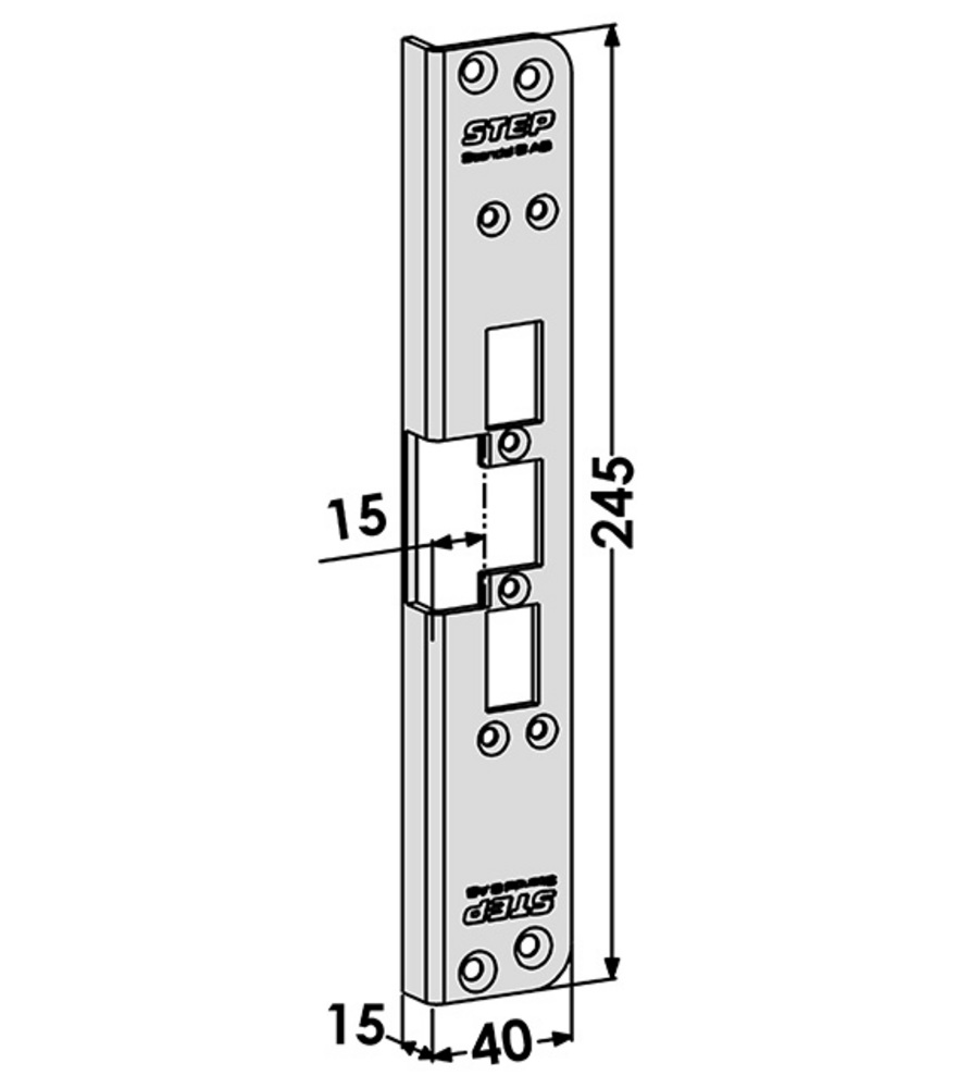 Monteringsstolpe ST6515 till STEP  60 (730T)