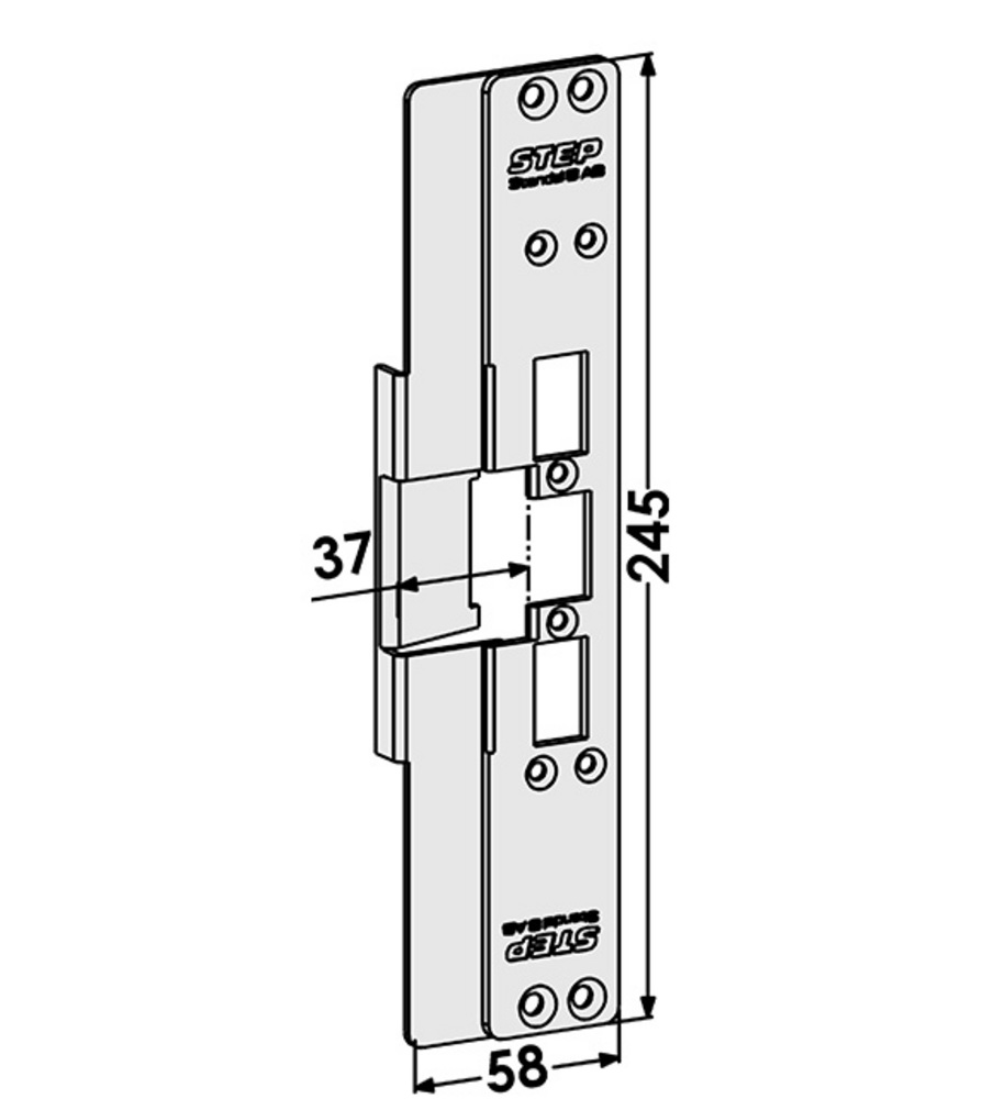 Monteringsstolpe ST6519 till STEP  60