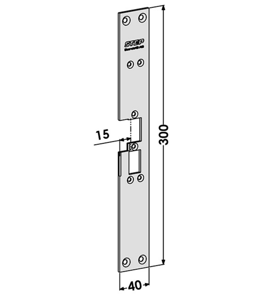 Monteringsstolpe ST6528 till STEP  60 plan