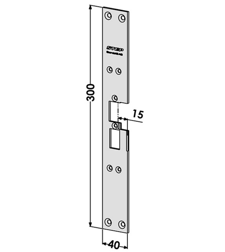 Monteringsstolpe ST6529 till STEP  60 plan