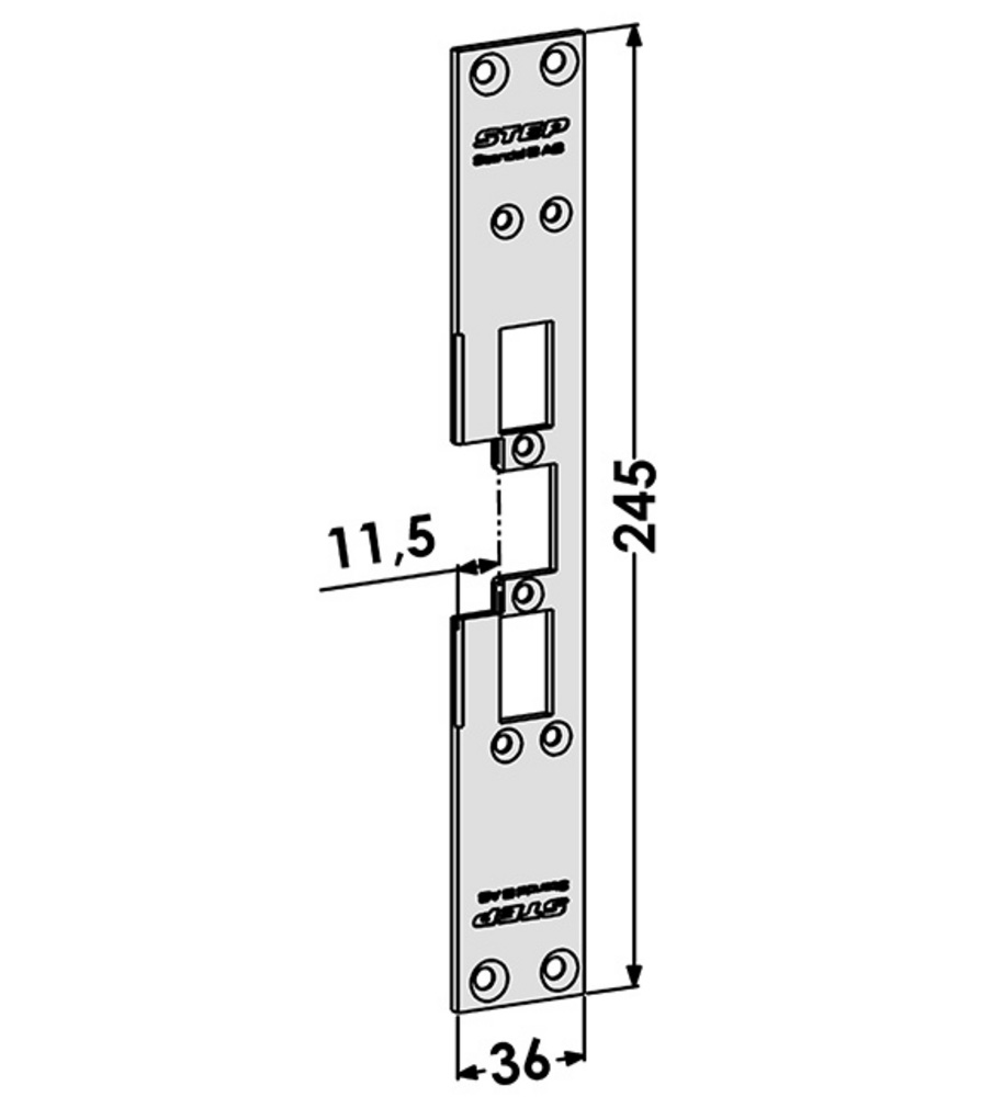 Monteringsstolpe ST6536 till STEP  60