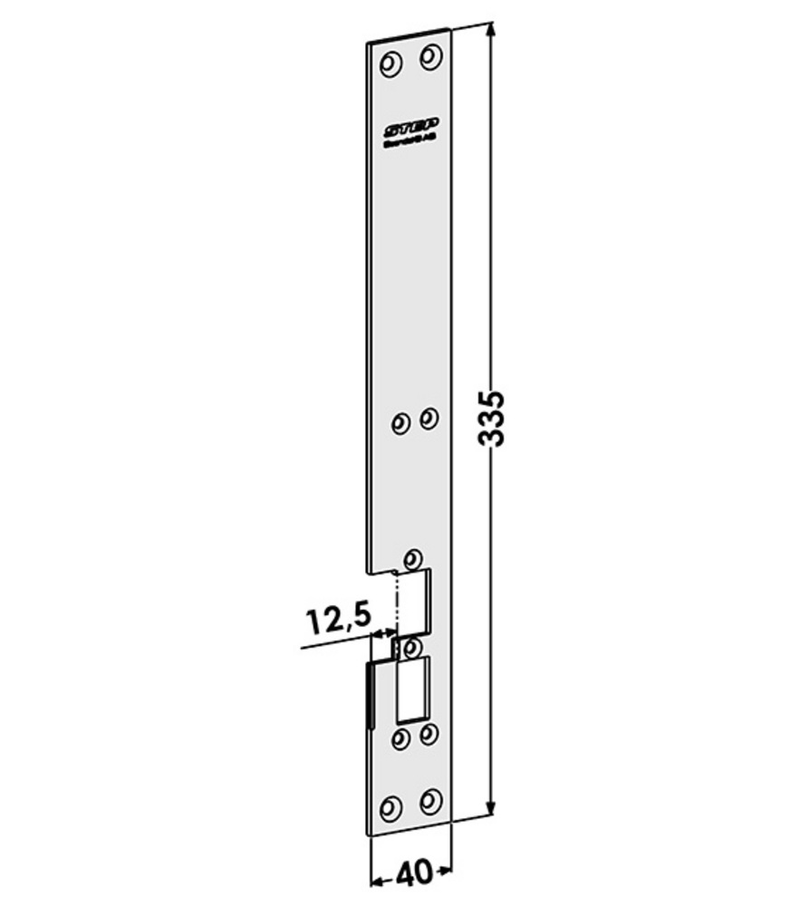 Monteringsstolpe ST6540 till STEP  60