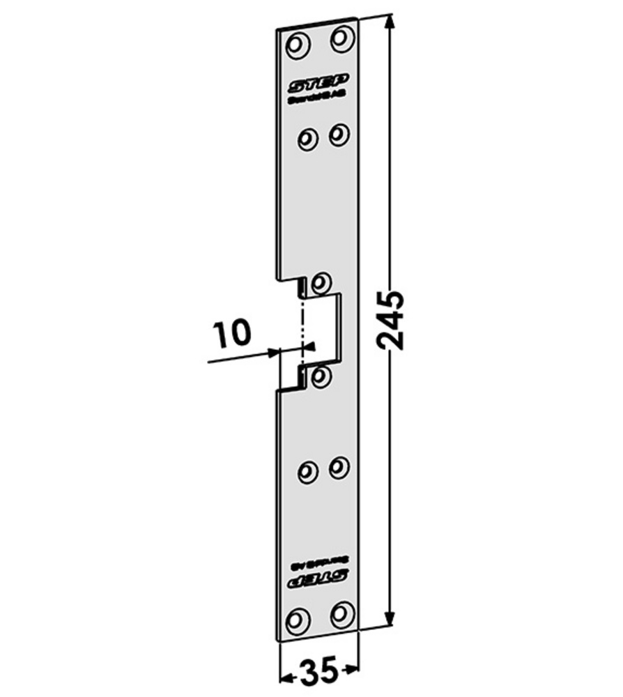 Monteringsstolpe ST6548 till STEP  60