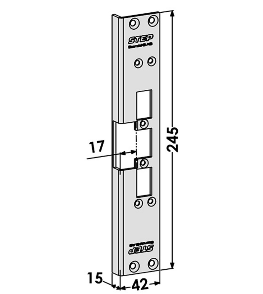 Monteringsstolpe ST6557 till STEP  60