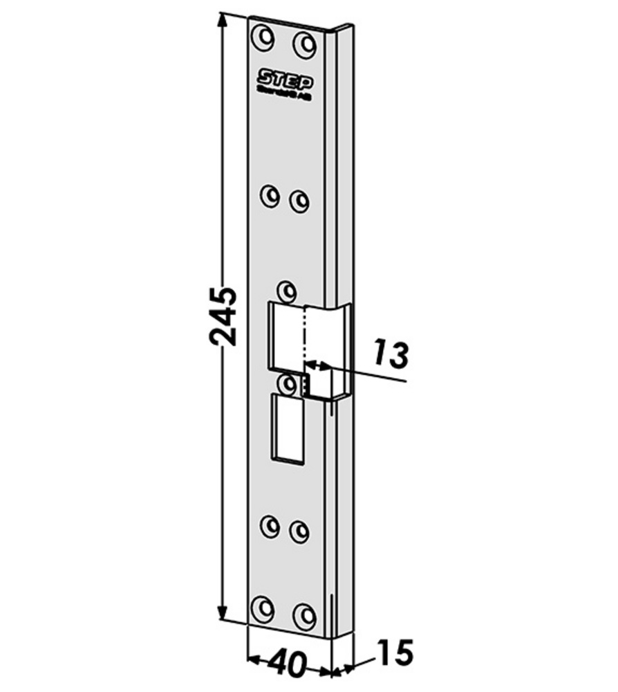 Monteringsstolpe ST6560 till STEP  60