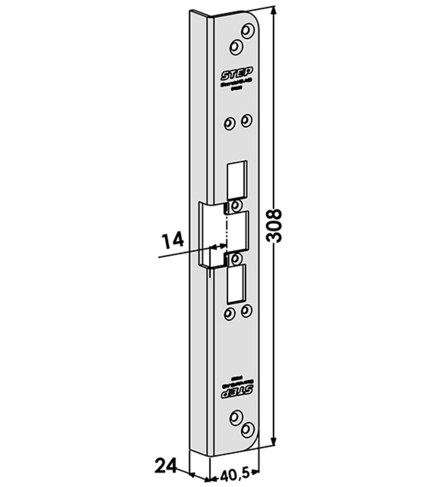 Monteringsstolpe ST6582 till STEP  60