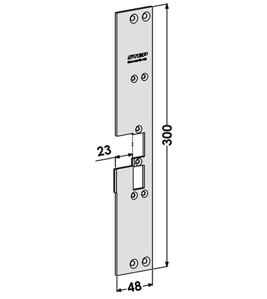 Monteringsstolpe ST6584H till STEP 60