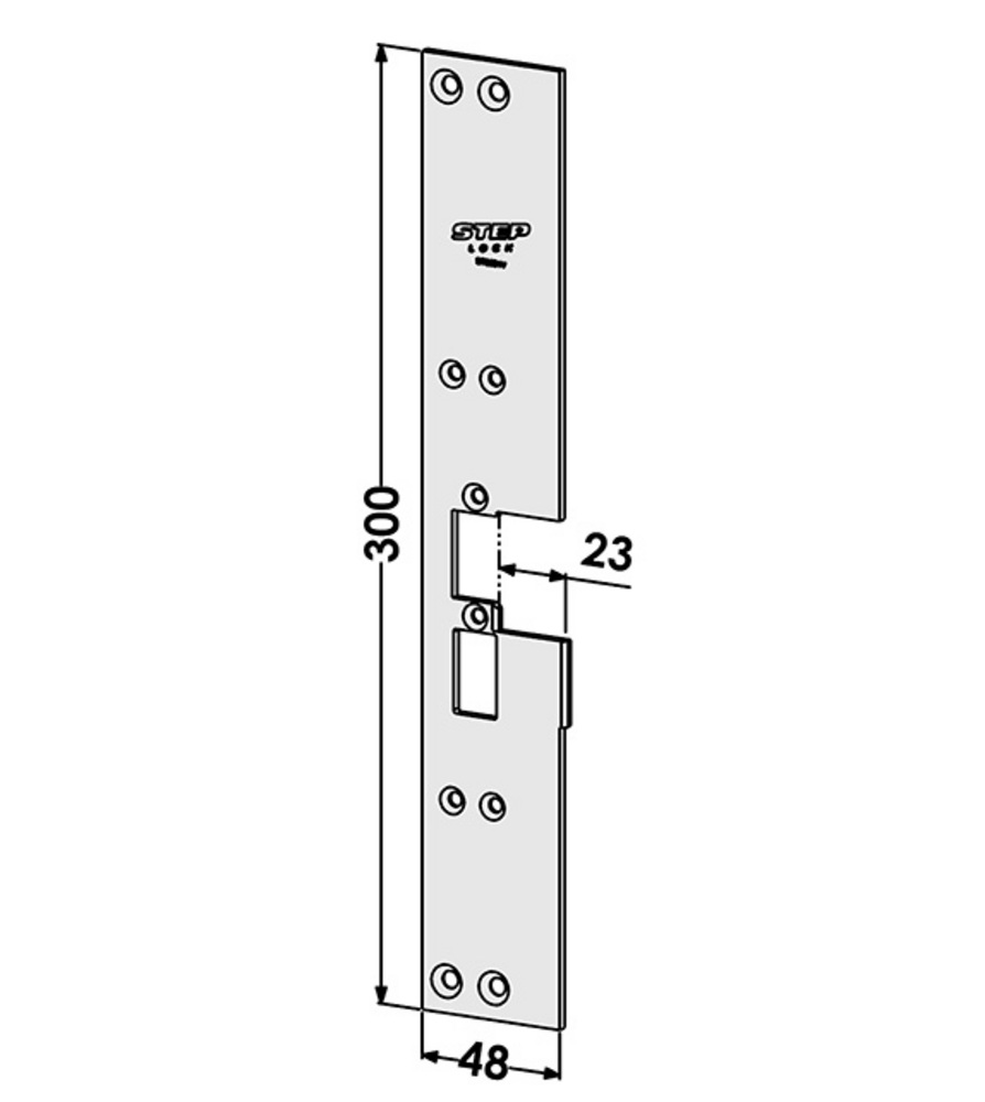 Monteringsstolpe ST6584V till STEP 60