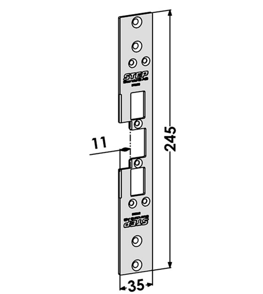 Monteringsstolpe ST6590 plan