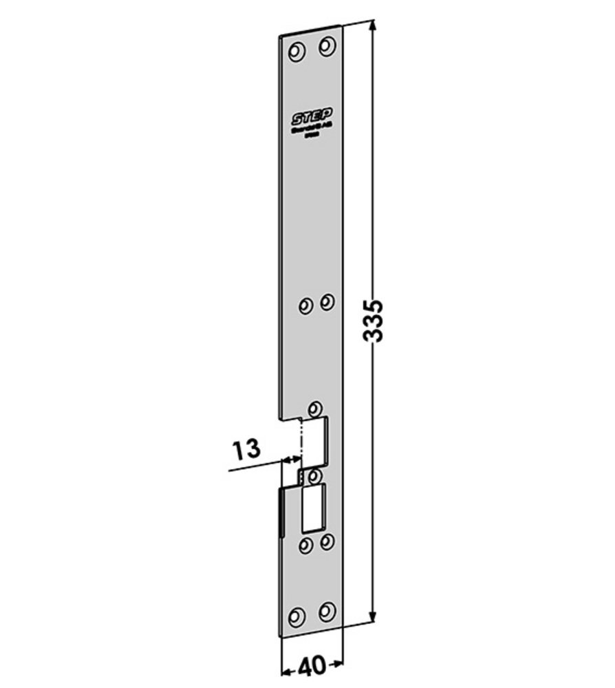 Monteringsstolpe ST6598 till STEP  60