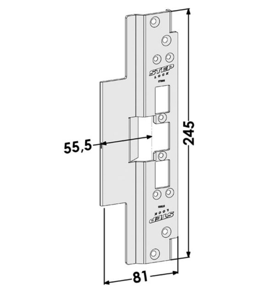 Monteringsstolpe ST6606 plan till  STEP 60