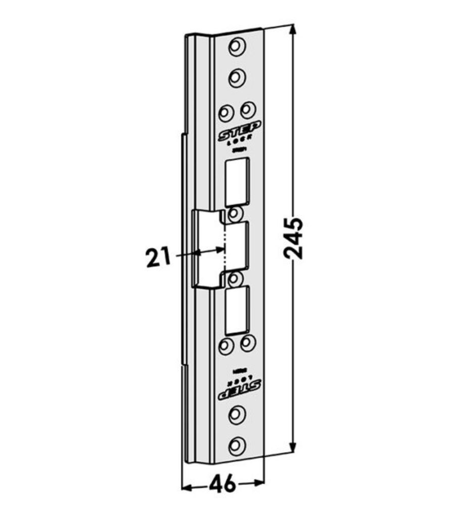 Monteringsstolpe ST6671 plan till  STEP 40/90/48/98