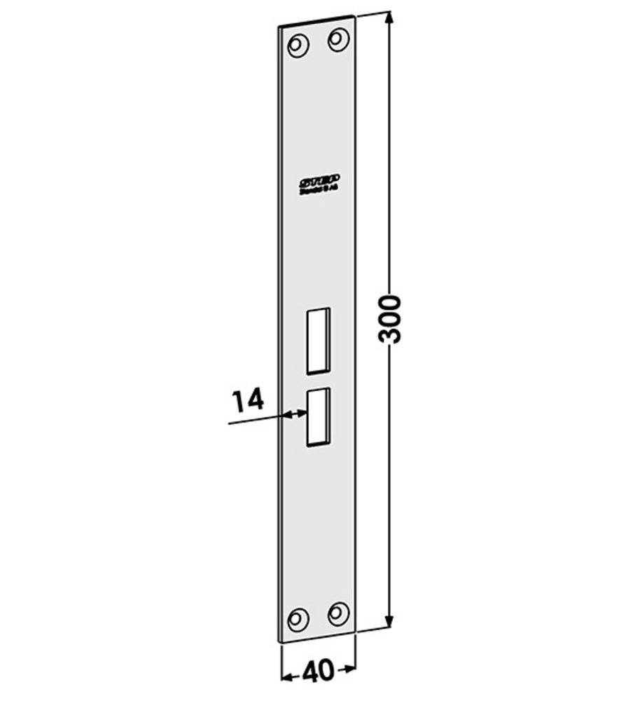 Ersättningsslutbleck ST801 plant   till ST183