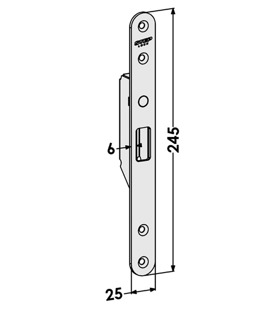 Mekaniskt säkerhetsslutbleck       ST9011-6