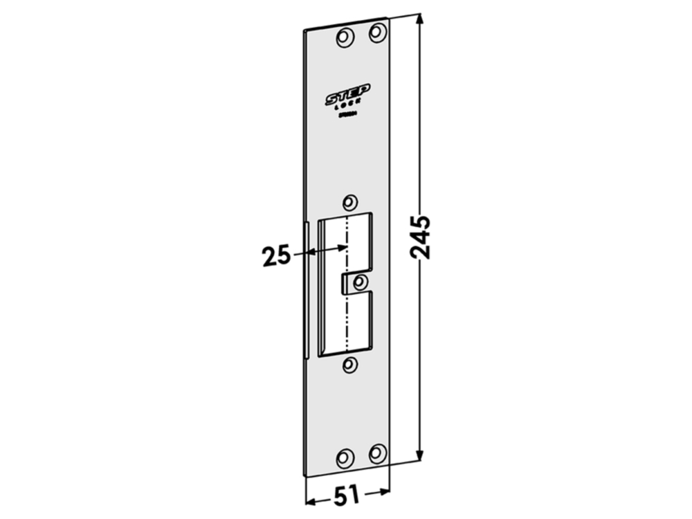 Monteringsstolpe ST9505H till STEP 92 plan