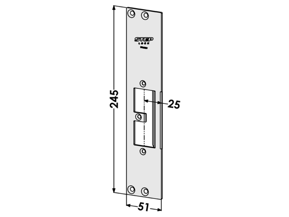 Monteringsstolpe ST9505V till STEP 92 plan