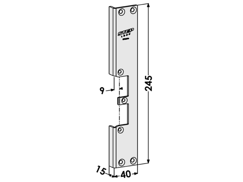 Monteringsstolpe ST9557H till STEP 92