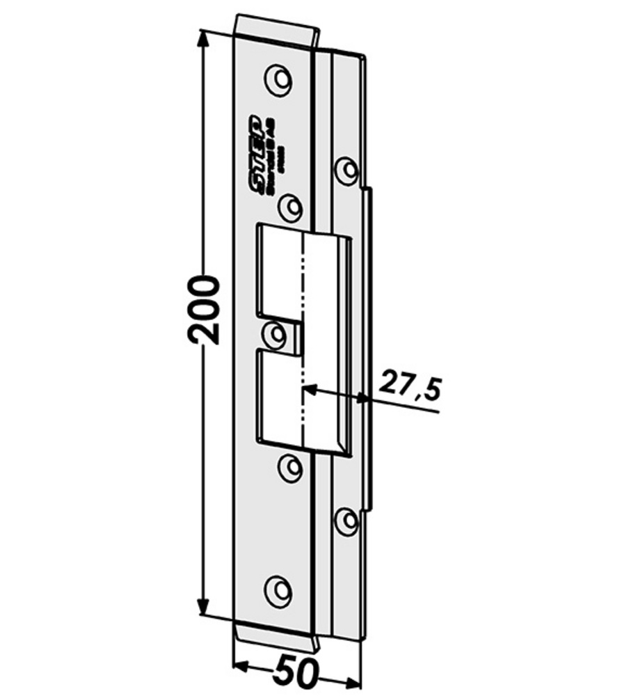 Monteringsstolpe ST9586 anpassad för Sapa 2086 , (STEP 92)