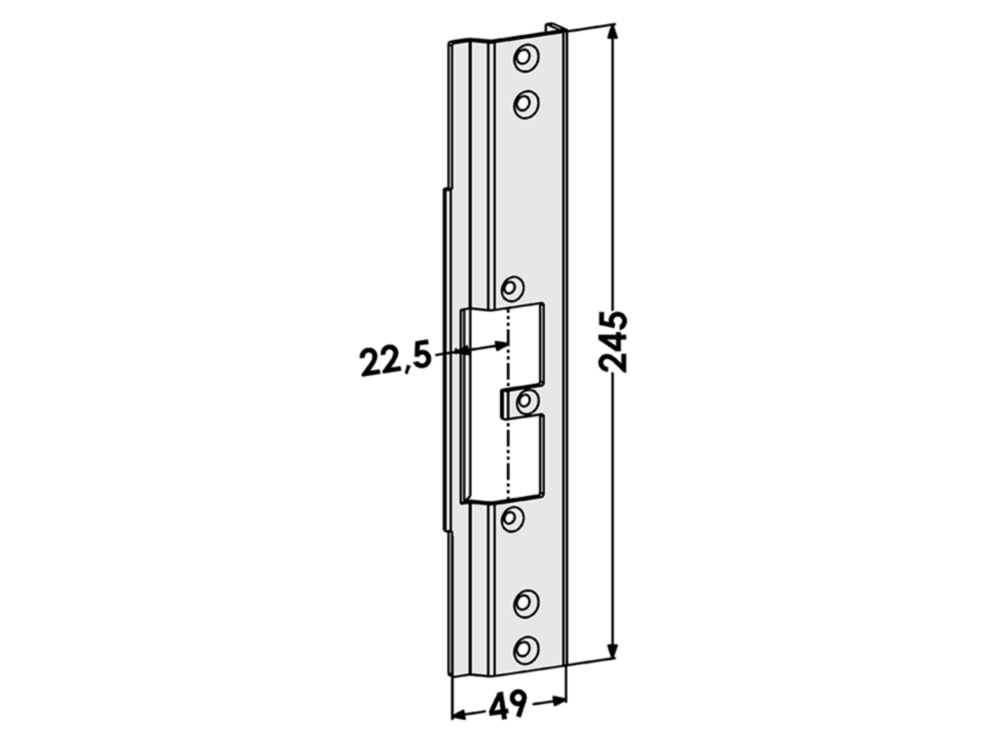 Monteringsstolpe ST9619H för       STEP 92