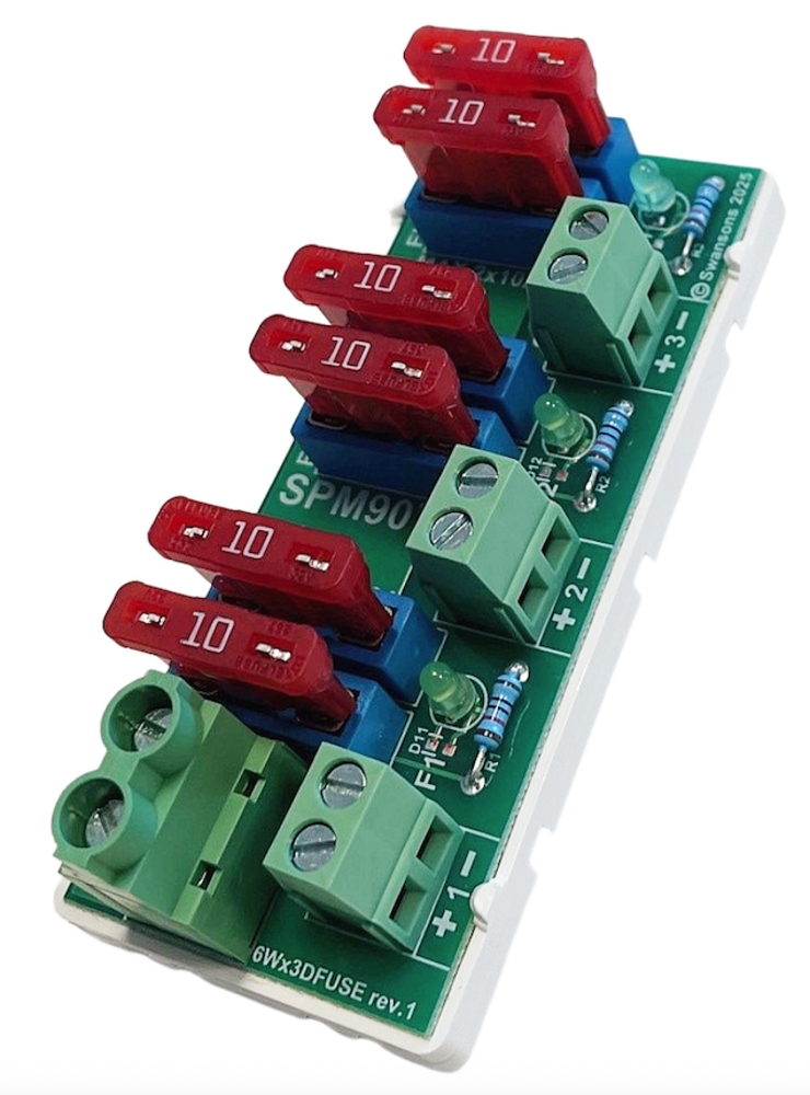 Säkringskort SPM907                3ggr 2-pol