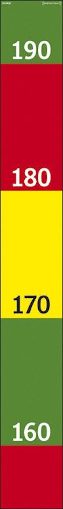 Längdmarkering 50x400 mm           självhäftande