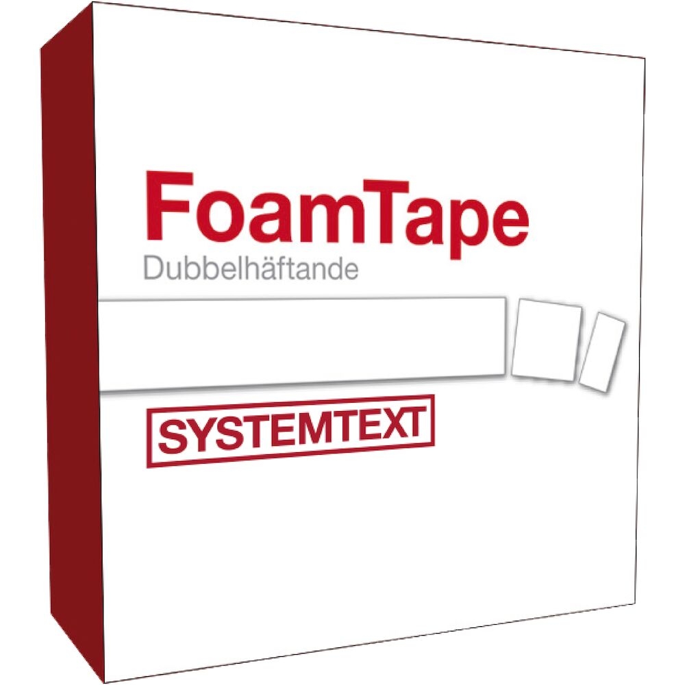 Dubbelhäftande foamtape kuddar     25x12 mm, 200st